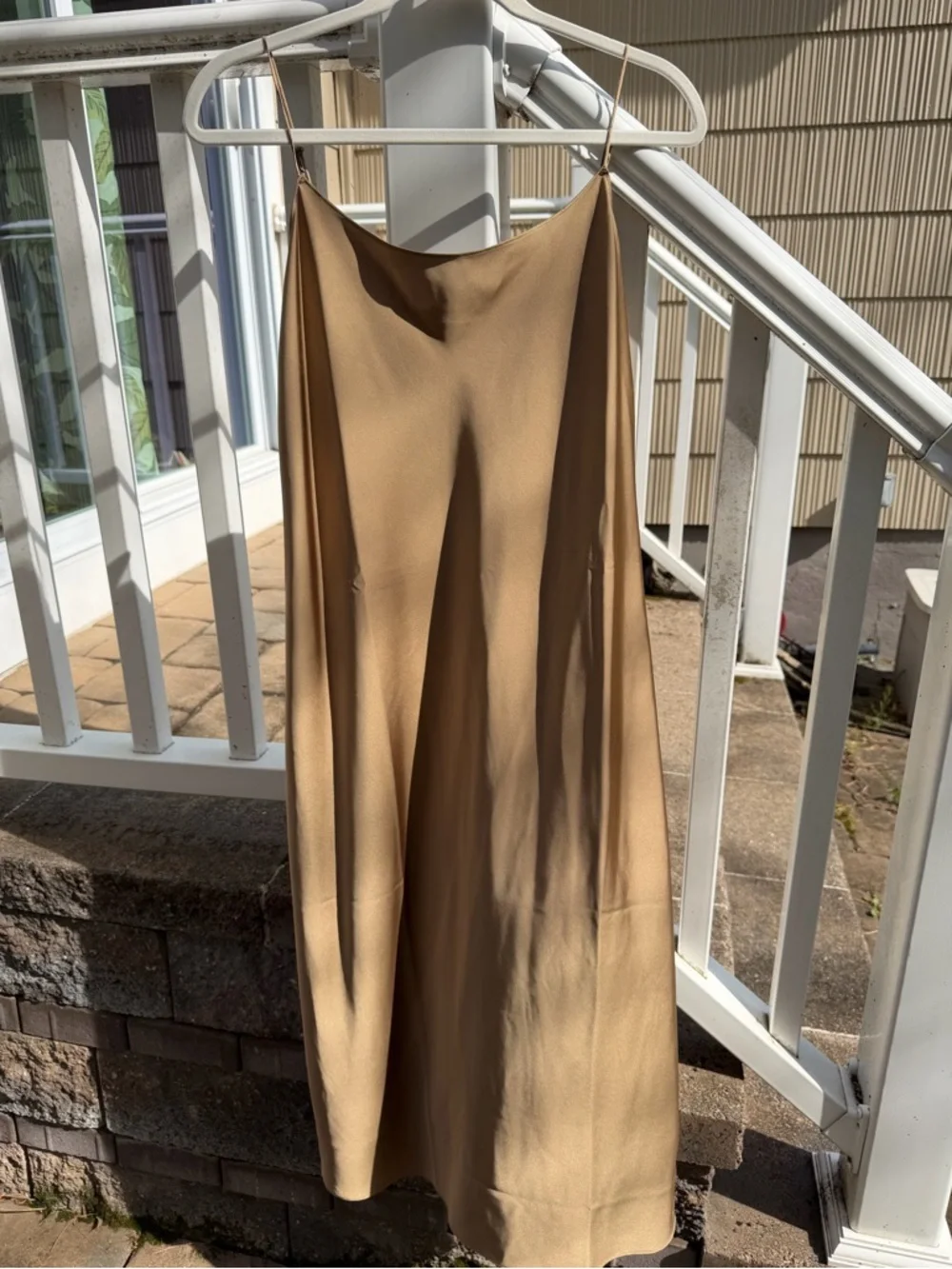 NWOT J.Crew Gwyneth Slip Dress Champagne Sz 6 - Picture 3 of 9